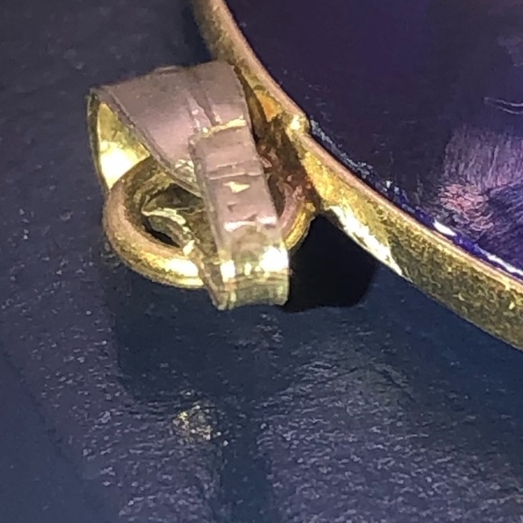 VTG Murano Millefiori Gold Tone 925 Pendant w 1/20 14k Gold Fill Chain 19” & 2” - Picture 8 of 12